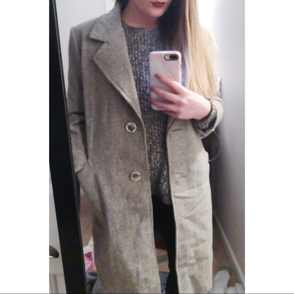 Women’s Grey Overcoat